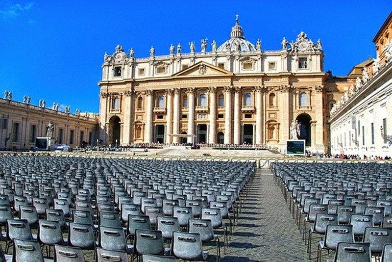 Piazza San Pietro durante una celebrazione
