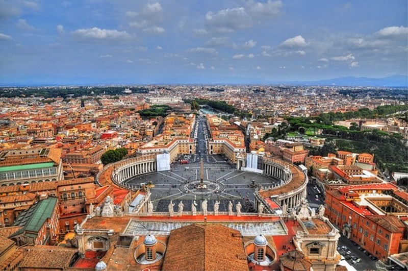 Vista su Piazza San Pietro, Roma